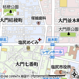 長野銀行塩尻北支店 ＡＴＭ周辺の地図