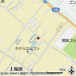 茨城県土浦市上坂田1412-2周辺の地図