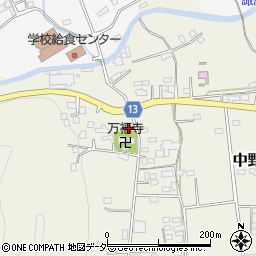 長瀞アルプス観光トイレ周辺の地図