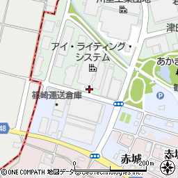 埼玉県鴻巣市赤城台周辺の地図
