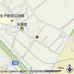 茨城県坂東市生子新田133周辺の地図
