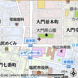 長野県塩尻市大門並木町2周辺の地図
