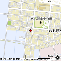 福井県福井市つくし野3丁目702周辺の地図