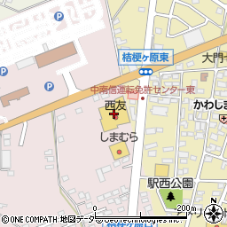 長野県塩尻市宗賀73-12周辺の地図