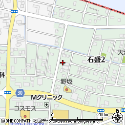 福井県福井市石盛2丁目1324周辺の地図