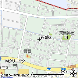 福井県福井市石盛2丁目1425周辺の地図