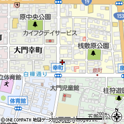 長野県塩尻市大門泉町1-3周辺の地図