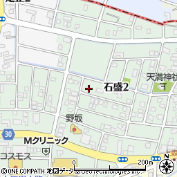 福井県福井市石盛2丁目1428周辺の地図