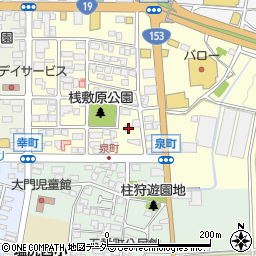 長野県塩尻市大門泉町200-4周辺の地図