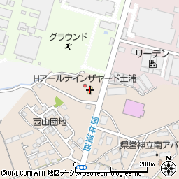 セブンイレブン土浦神立町店周辺の地図