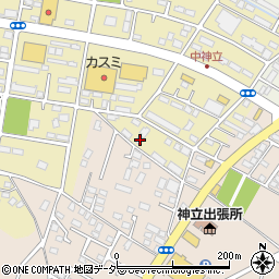 茨城県土浦市中神立町35-5周辺の地図