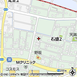 福井県福井市石盛2丁目1305周辺の地図