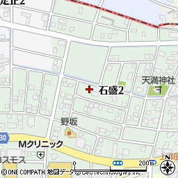 福井県福井市石盛2丁目1404周辺の地図