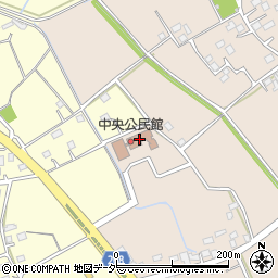 五霞町役場　中央公民館周辺の地図