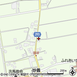 長野県塩尻市洗馬2996周辺の地図