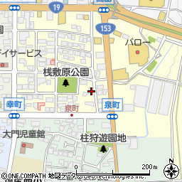 長野県塩尻市大門泉町2-15周辺の地図