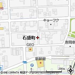 福井県福井市石盛町周辺の地図