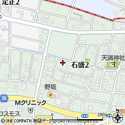 福井県福井市石盛2丁目1403周辺の地図