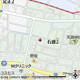 福井県福井市石盛2丁目1402周辺の地図