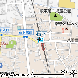 茨城県常総市新石下366周辺の地図