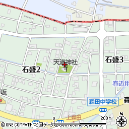 福井県福井市石盛2丁目1225周辺の地図