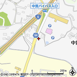 茨城県土浦市中貫1404周辺の地図