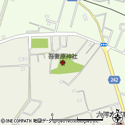 吾妻原神社周辺の地図