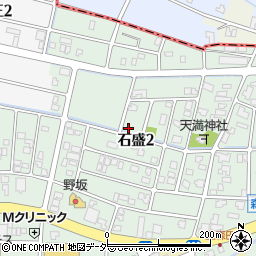 福井県福井市石盛2丁目909周辺の地図
