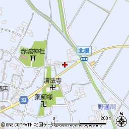 埼玉県鴻巣市北根1372周辺の地図
