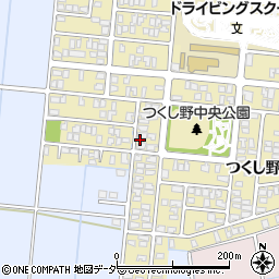 福井県福井市つくし野3丁目310周辺の地図