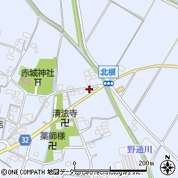 埼玉県鴻巣市北根1364周辺の地図