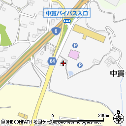 茨城県土浦市中貫1405周辺の地図