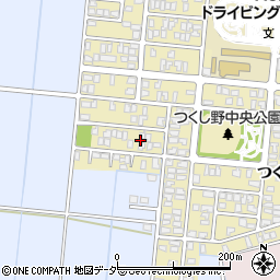 福井県福井市つくし野3丁目周辺の地図