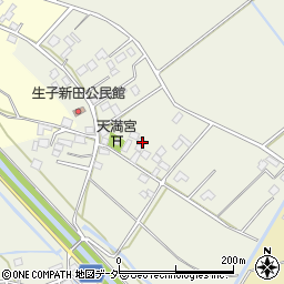 茨城県坂東市生子新田150周辺の地図