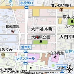 長野県塩尻市大門並木町6周辺の地図