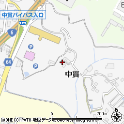 茨城県土浦市中貫1446周辺の地図