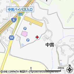 茨城県土浦市中貫1425周辺の地図