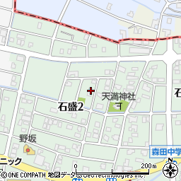 福井県福井市石盛2丁目1004周辺の地図