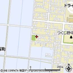 福井県福井市つくし野3丁目502周辺の地図