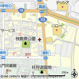 長野県塩尻市大門泉町12-1周辺の地図
