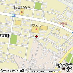 茨城県土浦市中神立町26-13周辺の地図