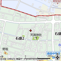 福井県福井市石盛2丁目1116周辺の地図