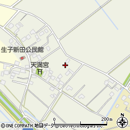茨城県坂東市生子新田140周辺の地図