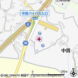 茨城県土浦市中貫1416周辺の地図