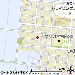 福井県福井市つくし野3丁目417周辺の地図