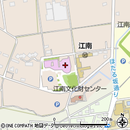 熊谷市役所　江南総合文化会館周辺の地図