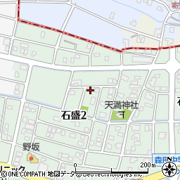 福井県福井市石盛2丁目1001周辺の地図