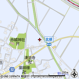 埼玉県鴻巣市北根1380周辺の地図
