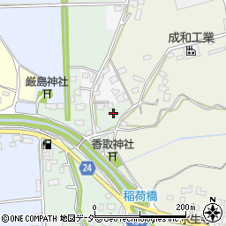 茨城県常総市栗山新田124周辺の地図