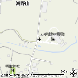 茨城県常総市鴻野山1100-1周辺の地図